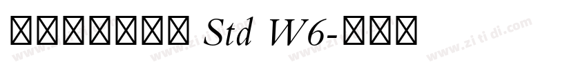 モトヤ丸アポロ Std W6字体转换